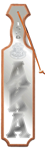 Alpha Kappa Alpha Platinum Paddle